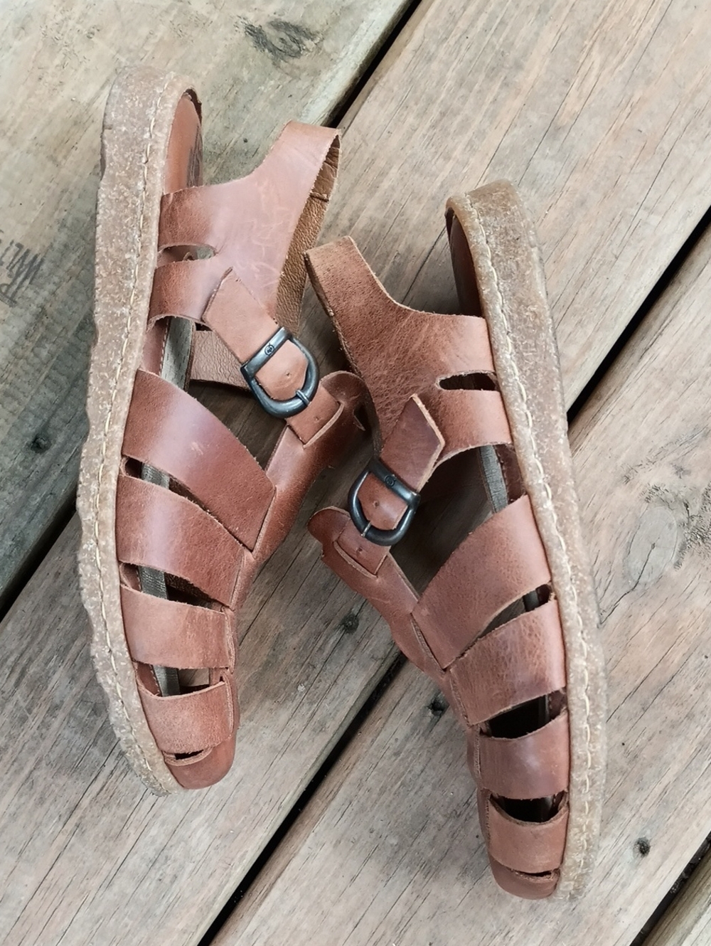 Born Fisherman Closed-toe Sandals 8 - Picture 9 of 12